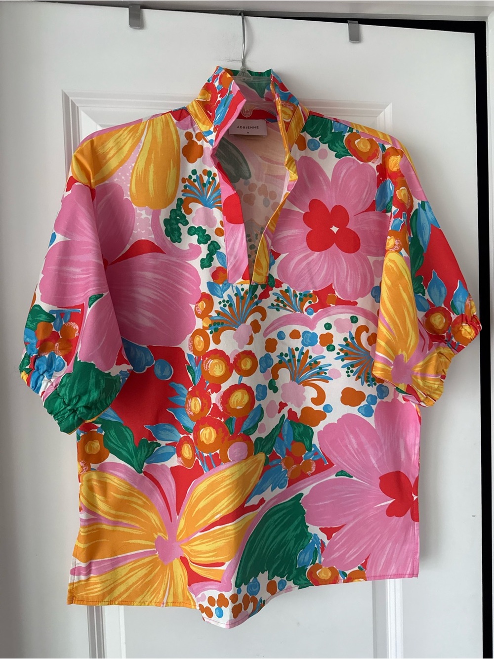 Adrienne Top in Bloom, Size Small.